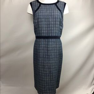 Talbots Tweed Sleeveless Sheath Dress Size 16